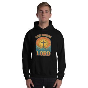 GOOD MORNING LORD COLORED UNISEX HOODIE