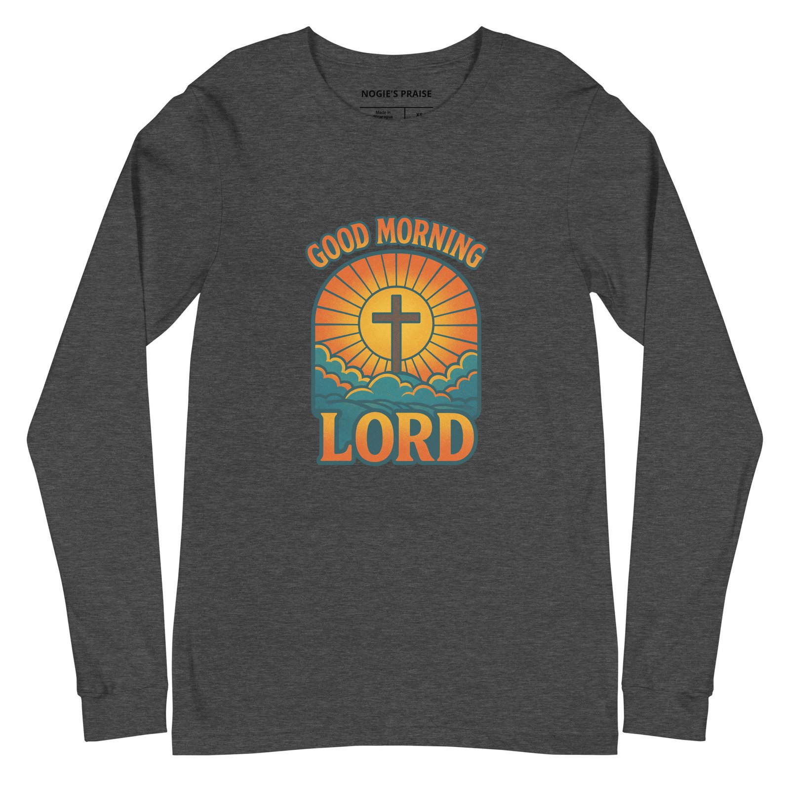 Good Morning Lord Unisex Long Sleeve Tee - Image 10