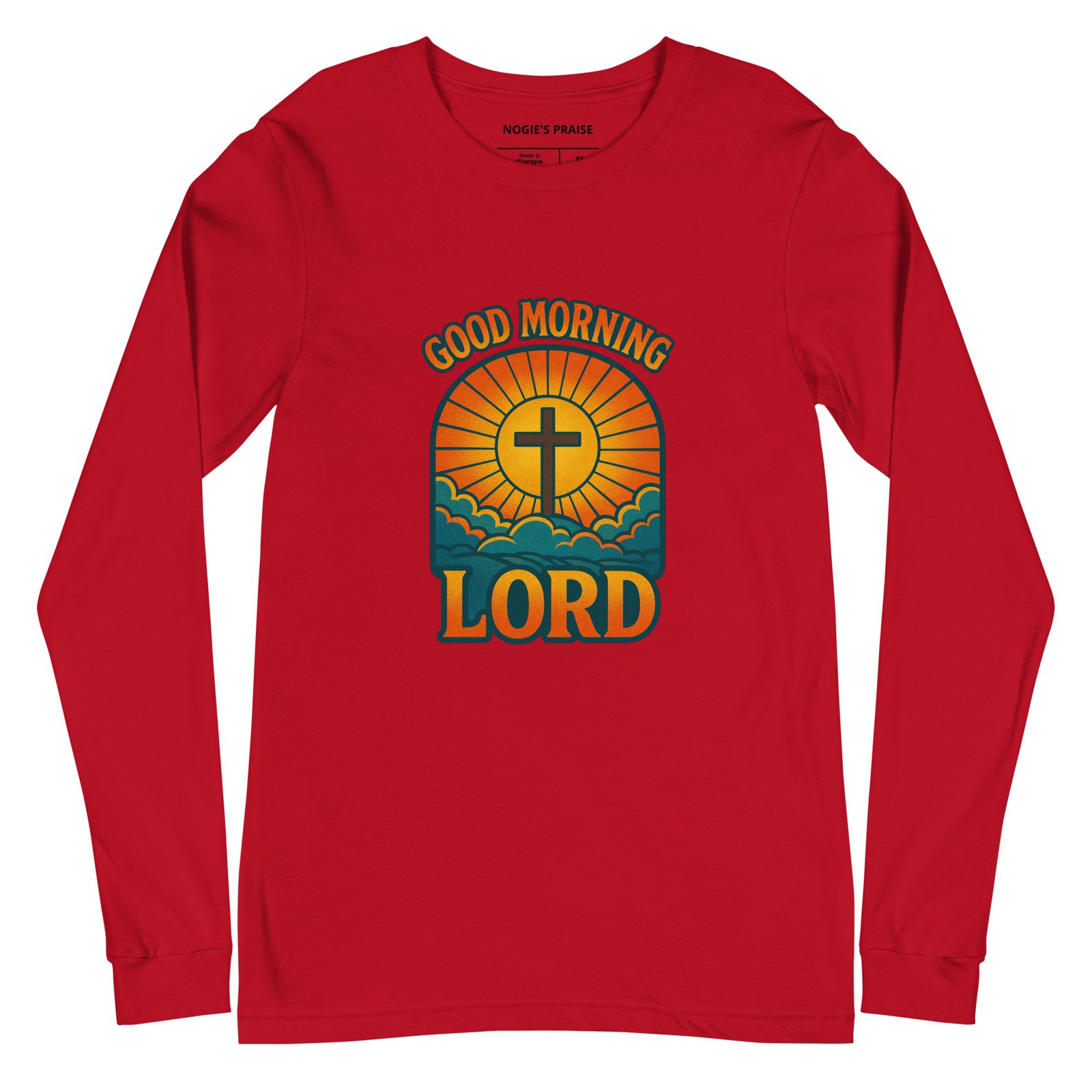 Good Morning Lord Unisex Long Sleeve Tee - Image 6